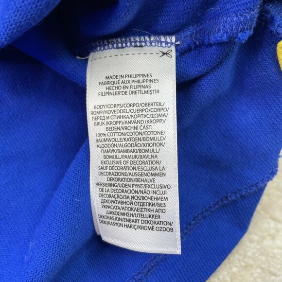 [M] POLO RALPH LAUREN Sportsman Terrain Rugby Long Sleeve Shirt Blue Red Stripes - Picture 6 of 7